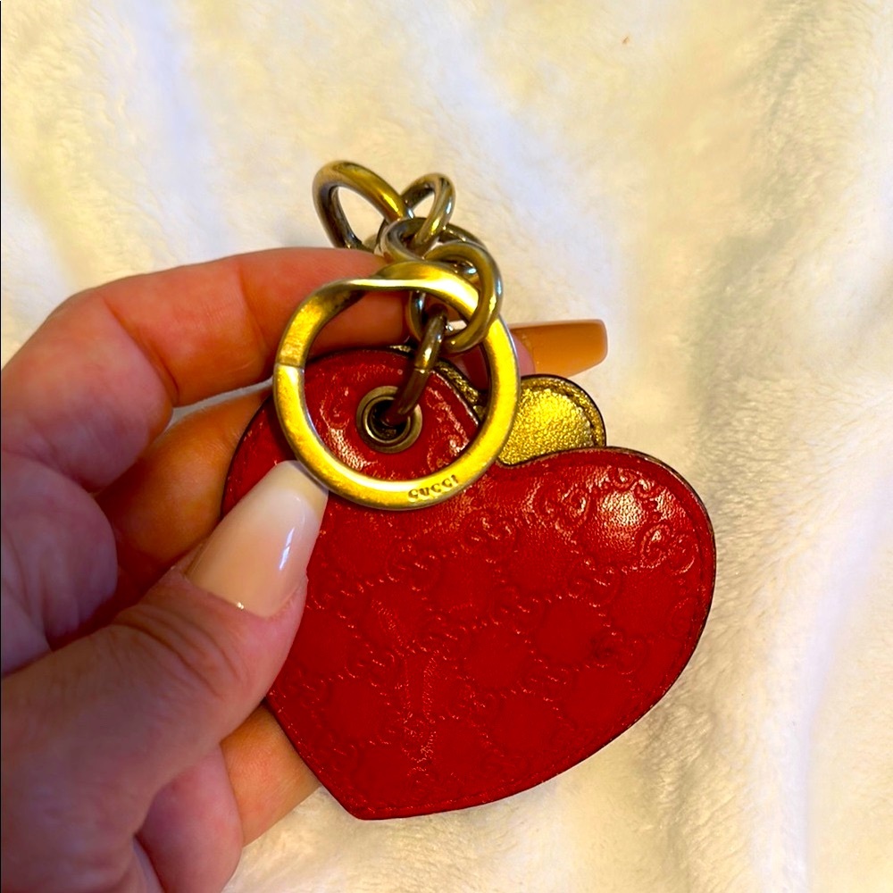Gucci Red and Gold Key chain - Picture 3 of 4